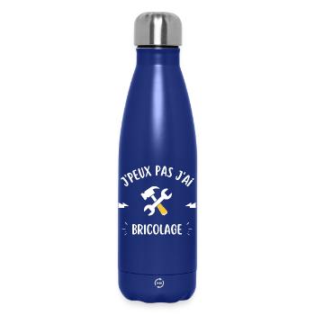 Je peux pas jai bricolage - Bouteille isotherme 500 ml - bleu foncé  - Devant