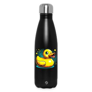 Duckling Duck Duck - Insulated Water Bottle 500 ml - black - Front