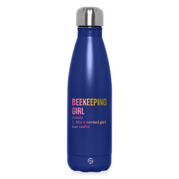 Imker - Thermosflasche 500 ml - Dunkelblau  - Vorne