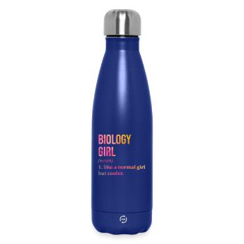 Biology - Insulated Water Bottle 500 ml - dark blue  - Front