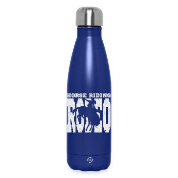 Cavaliers de rodéo - Bouteille isotherme 500 ml - bleu foncé  - Devant