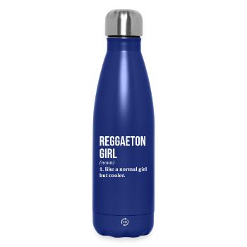 Reggaeton - Insulated Water Bottle 500 ml - dark blue  - Front