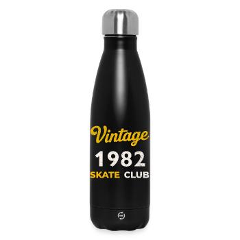 Vintage 1982 Skate Club Retro Geburtsjahr - Thermosflasche 500 ml - Schwarz - Vorne