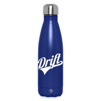 Logo de lettrage dérivé - Bouteille isotherme 500 ml - bleu foncé  - Devant