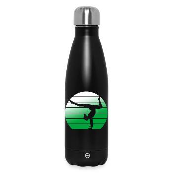 Gymnast Gymnastics Gymnastics Club Gymnastics Gymnastics - Insulated Water Bottle 500 ml - black - Front