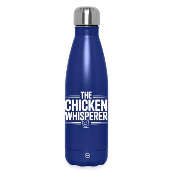 The Chicken Whisperer - Insulated Water Bottle 500 ml - dark blue  - Front