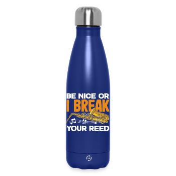Saxofon - Thermosflasche 500 ml - Dunkelblau  - Vorne