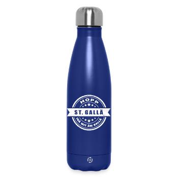 Hopp St.Gallä ine mit em Ball - Thermosflasche 500 ml - Dunkelblau  - Vorne
