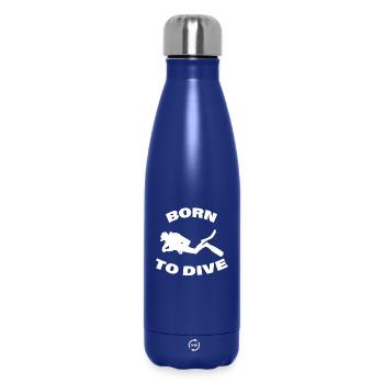 BORN TO DIVE - Thermosflasche 500 ml - Dunkelblau  - Vorne