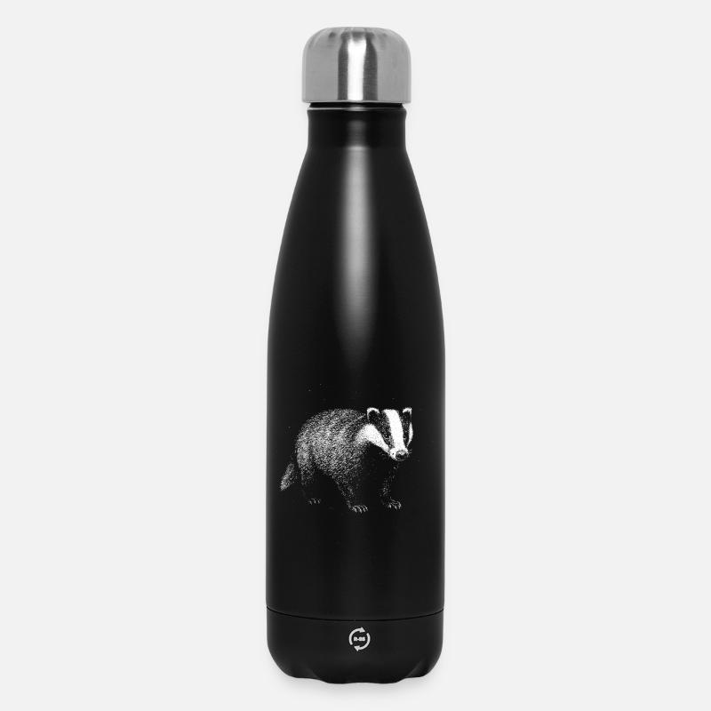 Blaireau - Bouteille isotherme 500 ml - noir