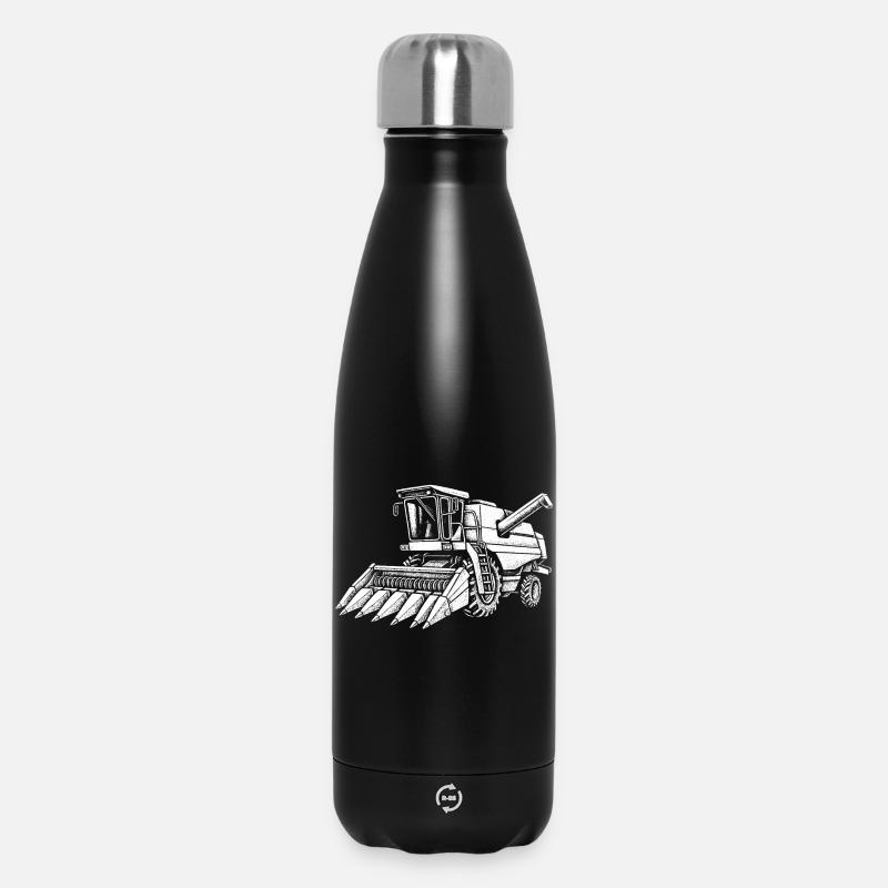 Maiserntemaschine - Thermosflasche 500 ml - Schwarz