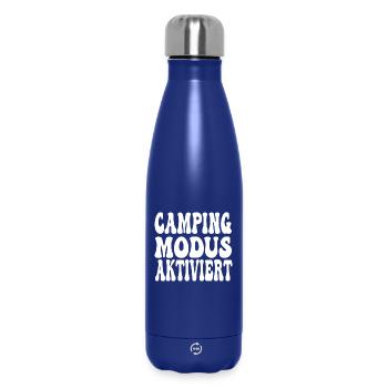 Camping Modus aktiviert - Thermosflasche 500 ml - Dunkelblau  - Vorne