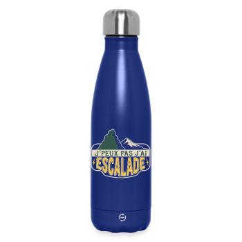 Escalade J’peux pas - Bouteille isotherme 500 ml - bleu foncé  - Devant
