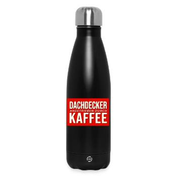 Dachdecker Kaffee Antrieb - Thermosflasche 500 ml - Schwarz - Vorne