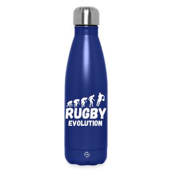 RUGBY, Rugby-Sport, Rugby-Humor - Thermosflasche 500 ml - Dunkelblau  - Vorne