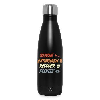 Sauvetage Extinction Récupération Protéger - Bouteille isotherme 500 ml - noir - Devant