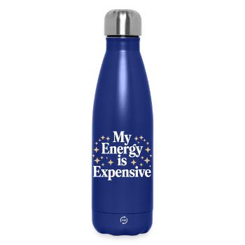 Mon énergie est chère - Bouteille isotherme 500 ml - bleu foncé  - Devant