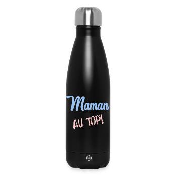 MAMAN. FÊTE DES MÈRES - Bouteille isotherme 500 ml - noir - Devant
