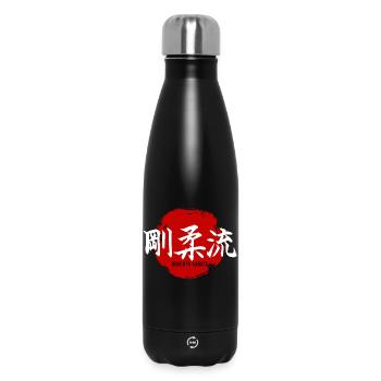 Dojo du gymnase d’arts martiaux de Karate Goju Ryu - Bouteille isotherme 500 ml - noir - Devant