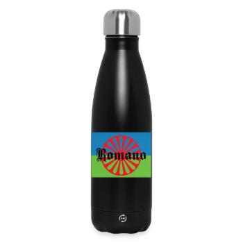 Lennyromanoflag - Thermosflasche 500 ml - Schwarz - Vorne