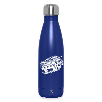 Amateurs de voitures De sport Voiture Racer Pilotes - Bouteille isotherme 500 ml - bleu foncé  - Devant