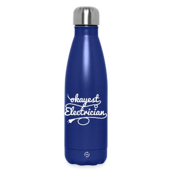Mittelmäßiger Elektriker - Thermosflasche 500 ml - Dunkelblau  - Vorne