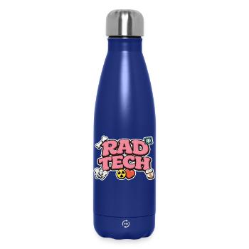 Rad Tech Radiology Humor Medical Design - Insulated Water Bottle 500 ml - dark blue  - Front