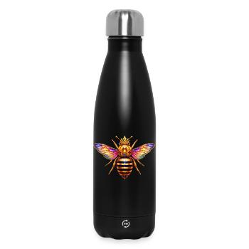 Queen Bee Bienenkönigin - Insulated Water Bottle 500 ml - black - Front