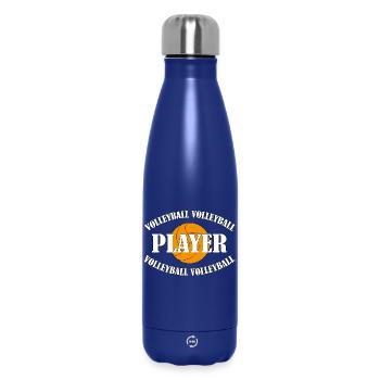 Volleyball Player - Insulated Water Bottle 500 ml - dark blue  - Front