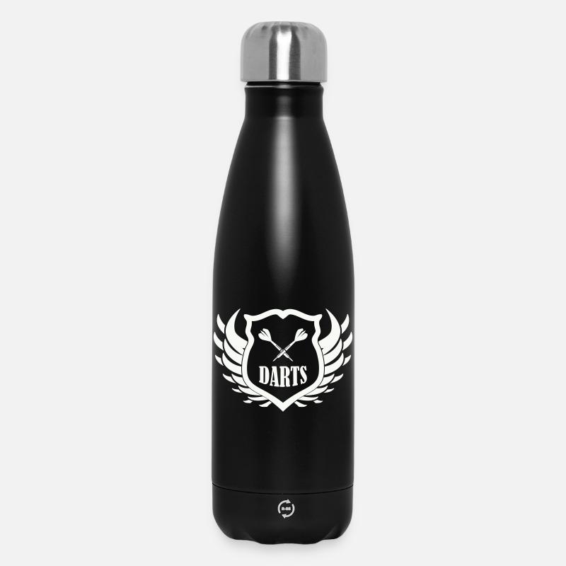 darts_shield - Bouteille isotherme 500 ml - noir