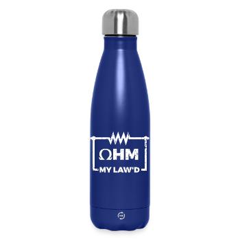OHMsches Gesetz - Thermosflasche 500 ml - Dunkelblau  - Vorne