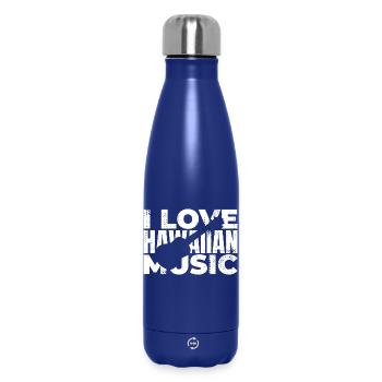 Ukulele Liebhaber Spruch - Thermosflasche 500 ml - Dunkelblau  - Vorne
