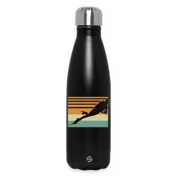 Diver Flag - Thermosflasche 500 ml - Schwarz - Vorne