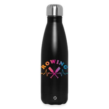Rowing Wassersport - Thermosflasche 500 ml - Schwarz - Vorne
