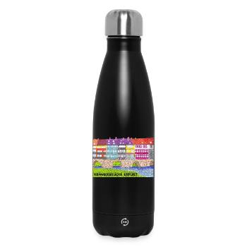Erfurt, Krämerbrücke - Insulated Water Bottle 500 ml - black - Front