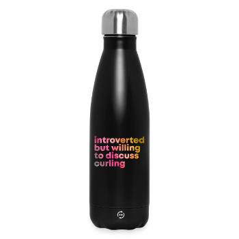 curling - Bouteille isotherme 500 ml - noir - Devant