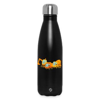 Baustelle - Thermosflasche 500 ml - Schwarz - Vorne