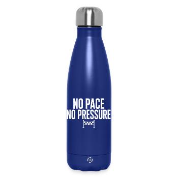 Pas de rythme, pas de pression - Bouteille isotherme 500 ml - bleu foncé  - Devant