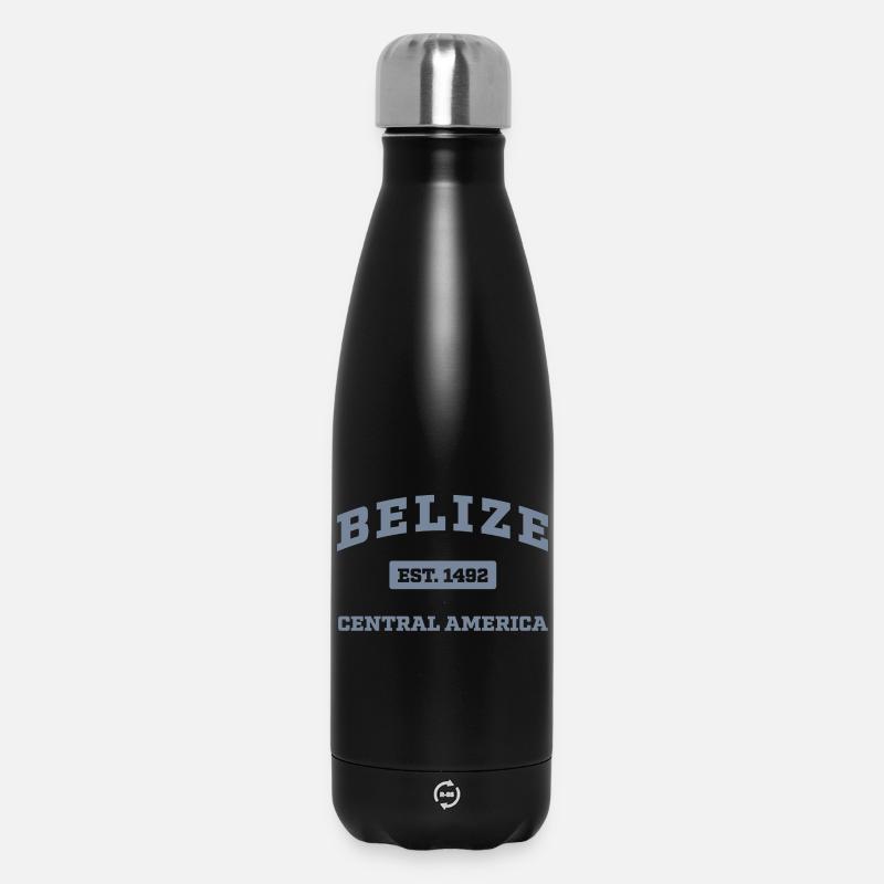 Belize Central America Est. 1492 - Insulated Water Bottle 500 ml - black