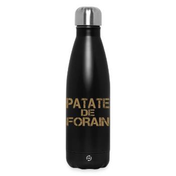 Patate forain ocre - Bouteille isotherme 500 ml - noir - Devant