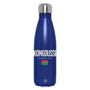 Kongoussi Burkina Faso - Bouteille isotherme 500 ml - bleu foncé  - Devant