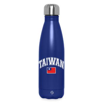 Drapeau de Taïwan - Bouteille isotherme 500 ml - bleu foncé  - Devant