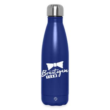 Bräutigam Team - Thermosflasche 500 ml - Dunkelblau  - Vorne