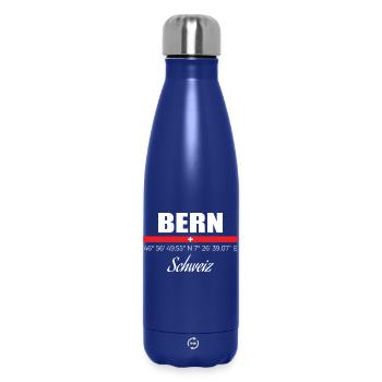 Bern - Bouteille isotherme 500 ml - bleu foncé  - Devant