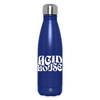 Logo typographique de l’Acid House - Bouteille isotherme 500 ml - bleu foncé  - Devant