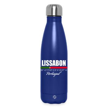 Lissabon - Thermosflasche 500 ml - Dunkelblau  - Vorne