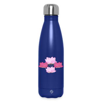 Spirituelle Lotus 777 Engel-Nummer - Thermosflasche 500 ml - Dunkelblau  - Vorne