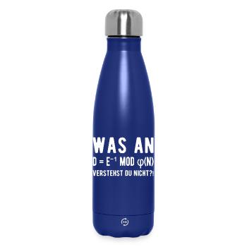 Informaticien Programmeur étudiant en informatique - Bouteille isotherme 500 ml - bleu foncé  - Devant