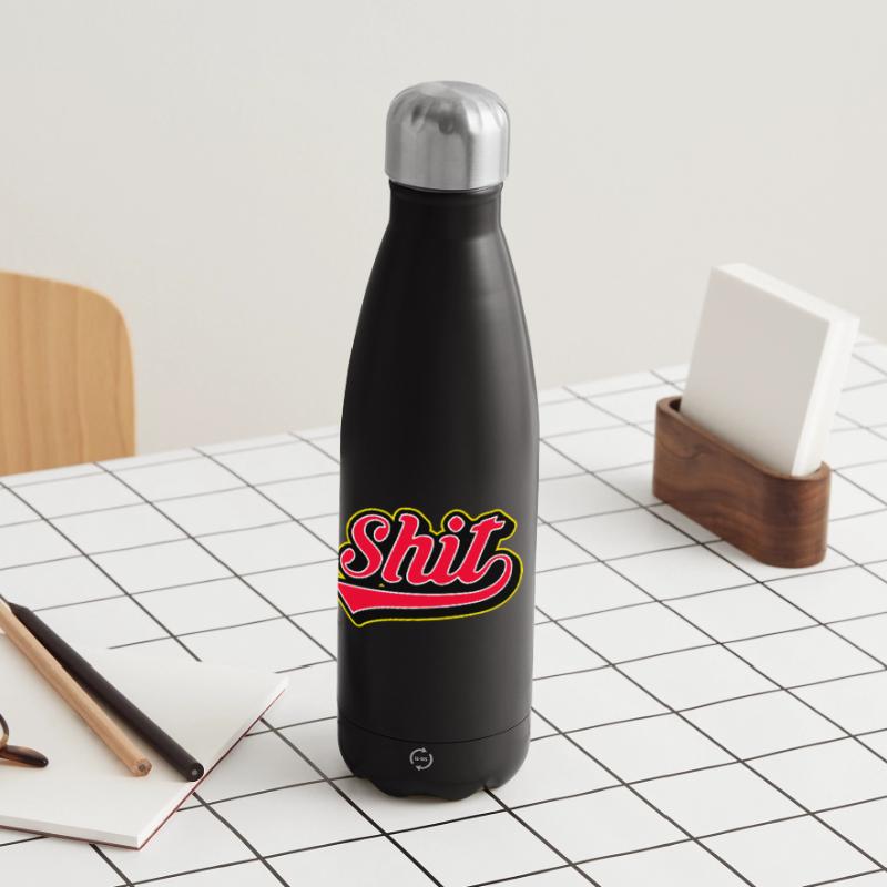 Shit Word Script Logo Thermosflasche 500 ml