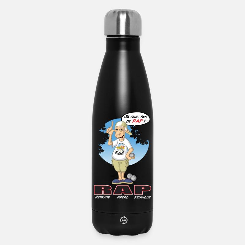 Retirement aperitif bowls - Insulated Water Bottle 500 ml - black